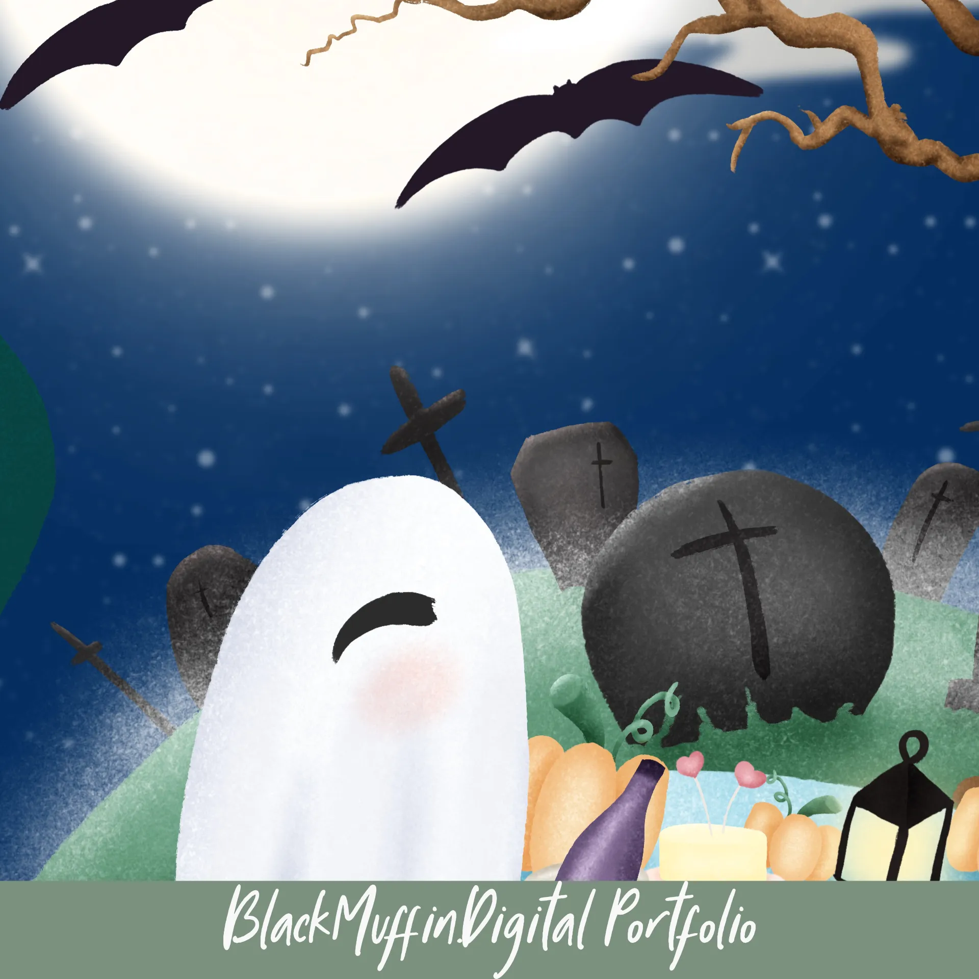 spooky cute illustrations portfolio7