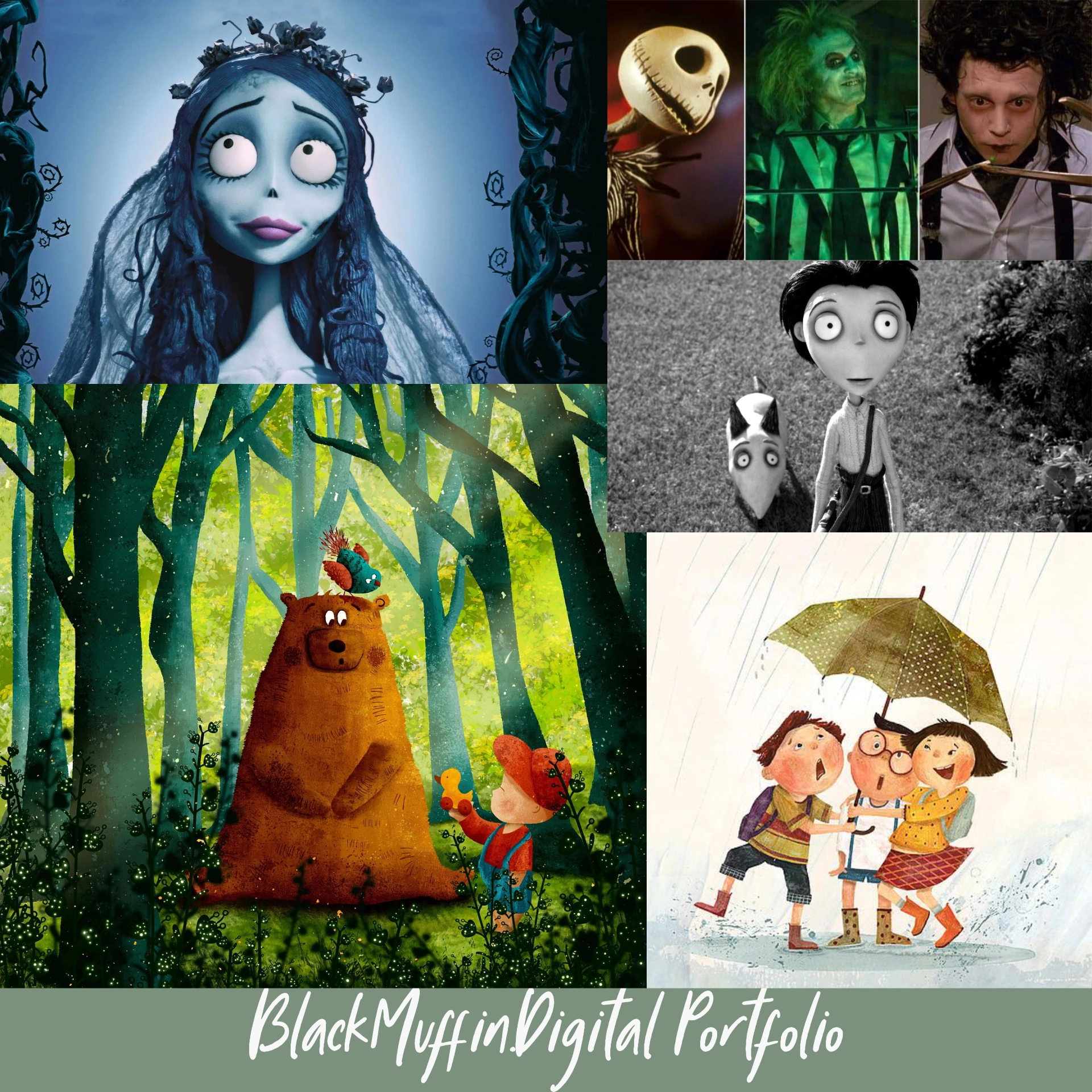 spooky face inspiration portfolio