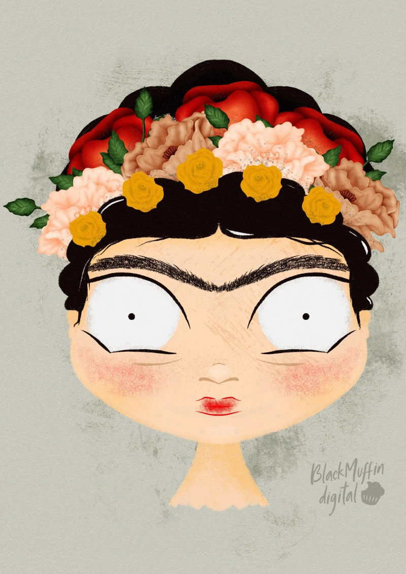 spooky faces portfolio art1