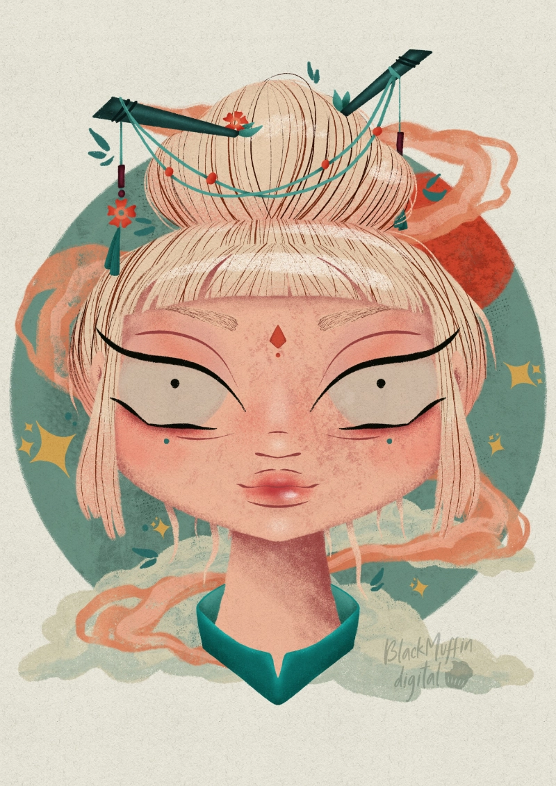 spooky faces portfolio art2