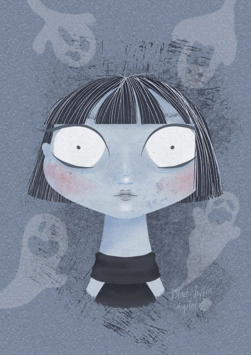 spooky faces portfolio art3