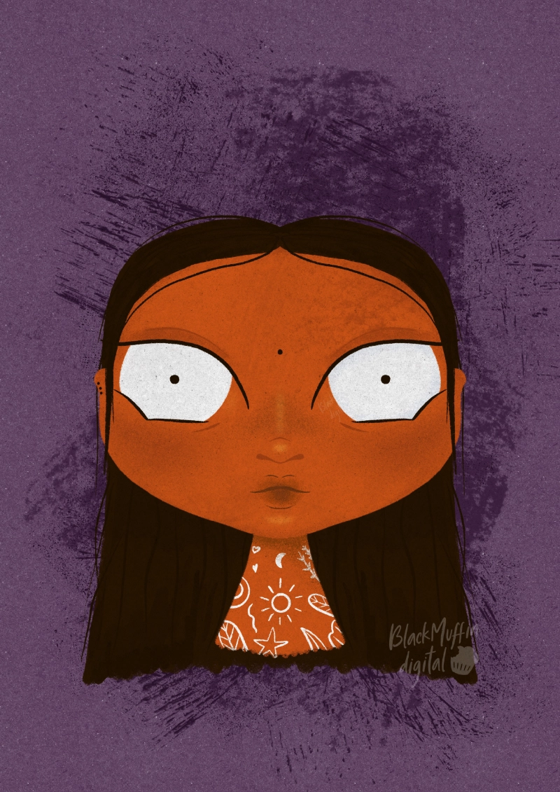 spooky faces portfolio art4