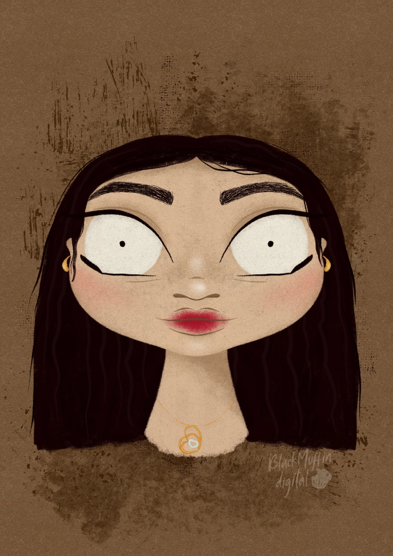 spooky faces portfolio art8