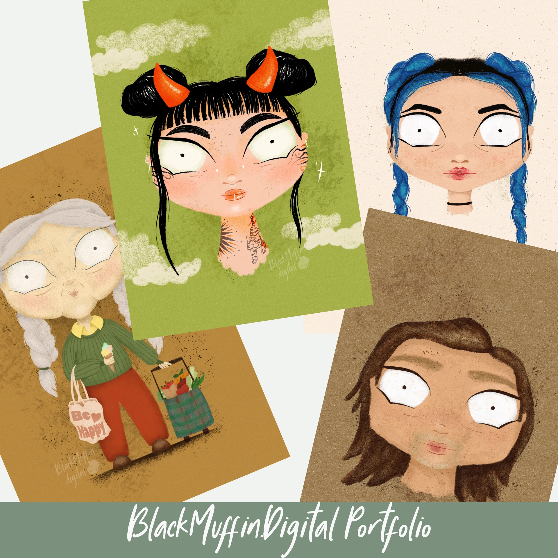 spooky faces portfolio