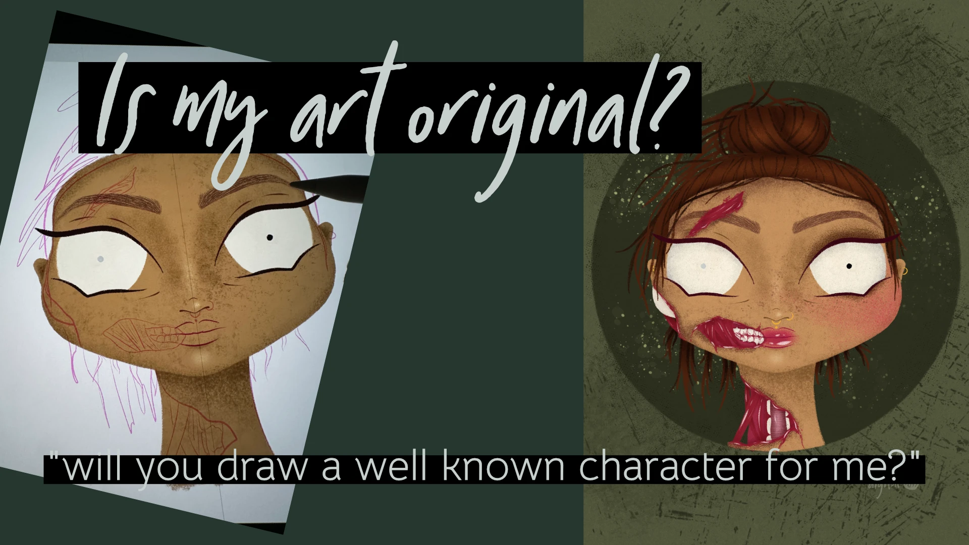 Is BlackMuffin’s art original?